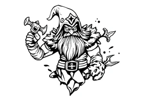 Russian cartoon rpg tattoo idea