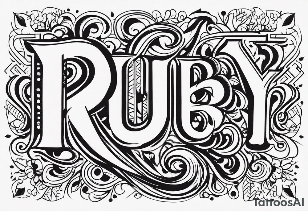 R u b y  🐾 tattoo idea