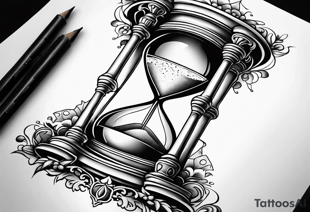 Hourglass tattoo idea