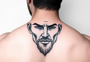 summer face tattoo idea