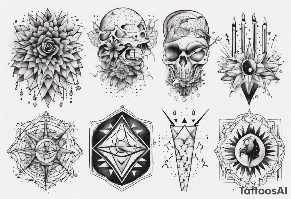 Friendship graph tattoo idea