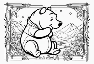 winnie the pooh tattoo idea