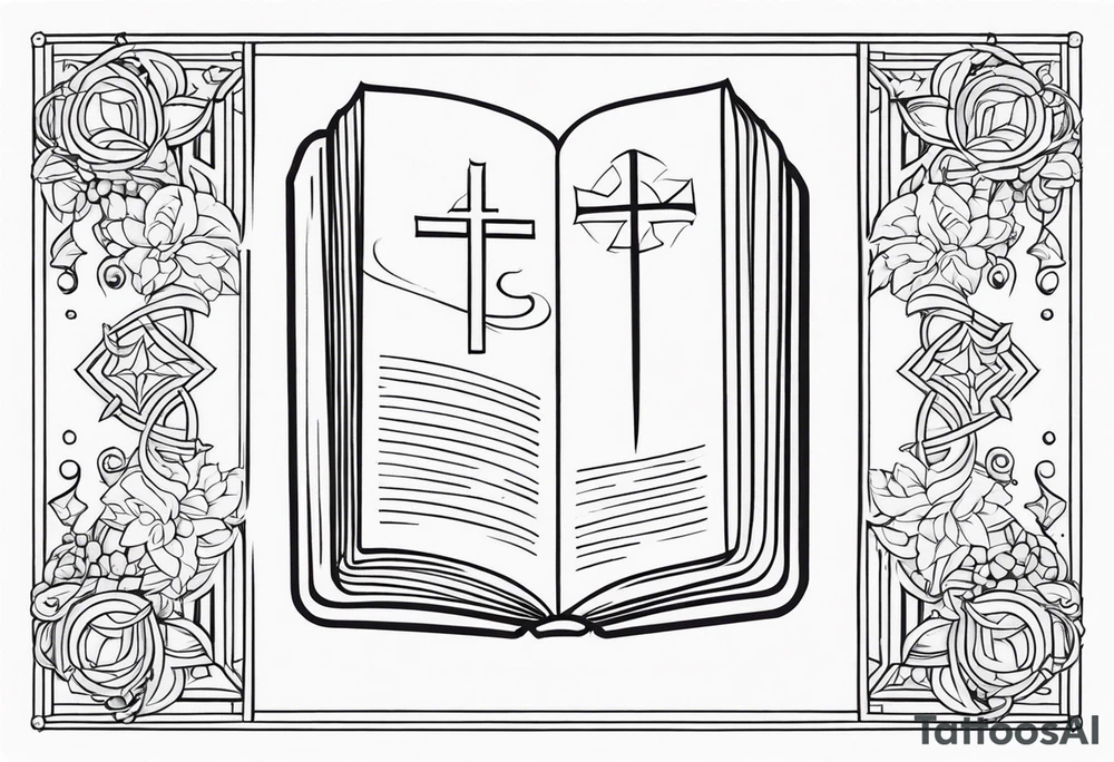 shoulder tattoo bible tattoo idea