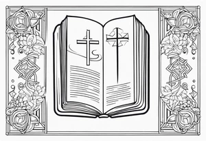 shoulder tattoo bible tattoo idea