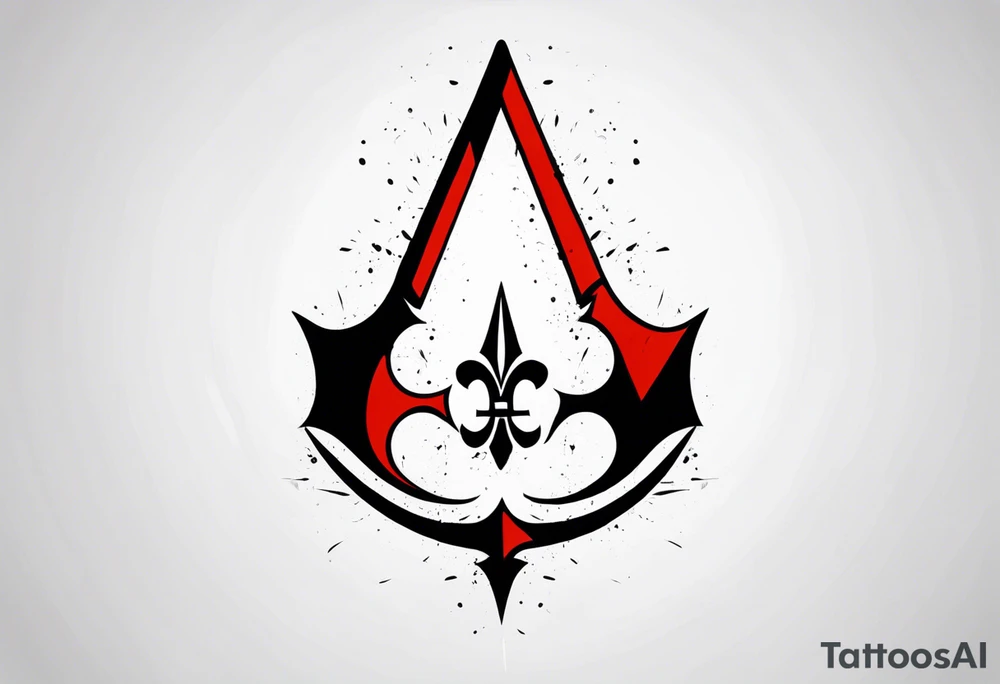 New Orleans assassins creed symbol tattoo idea