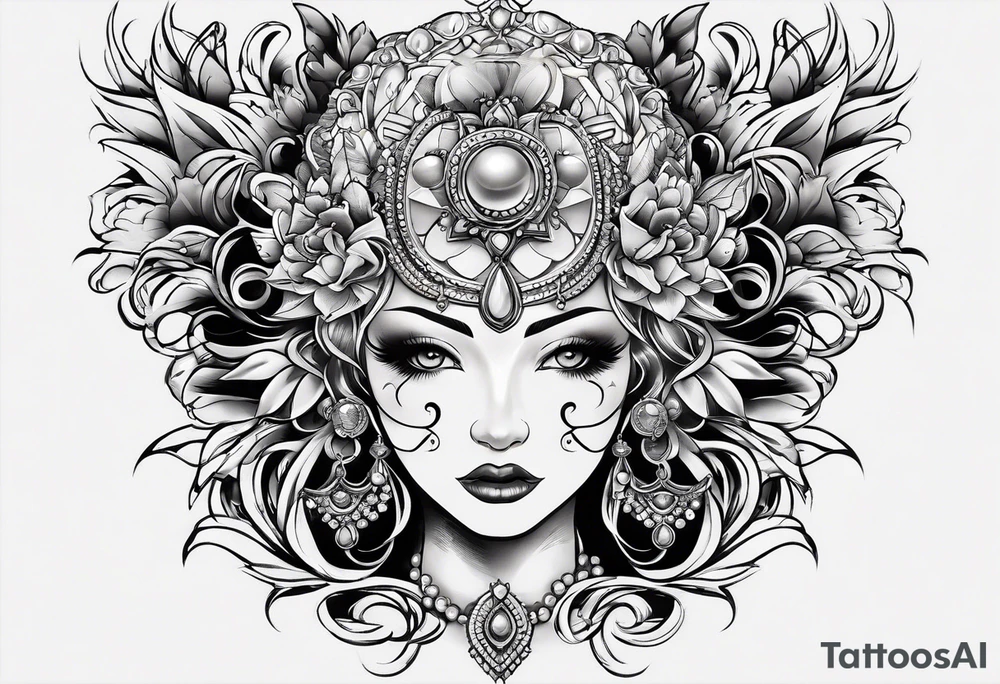 Pearl tattoo that has realistic features tattoo idea