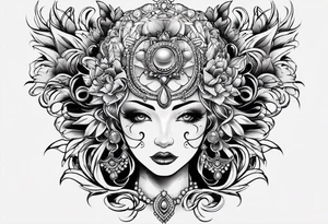 Pearl tattoo that has realistic features tattoo idea