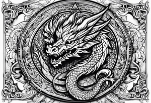 aztech dragon tattoo idea
