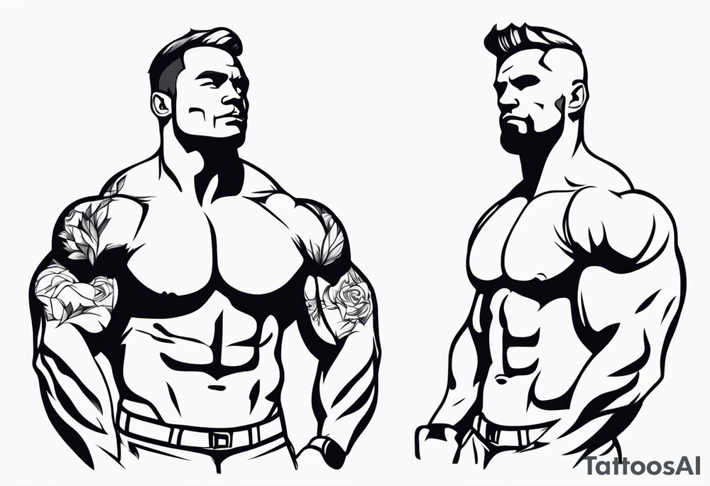 Bodybuilding tattoo idea