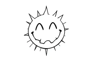 Acid house smiley tattoo idea