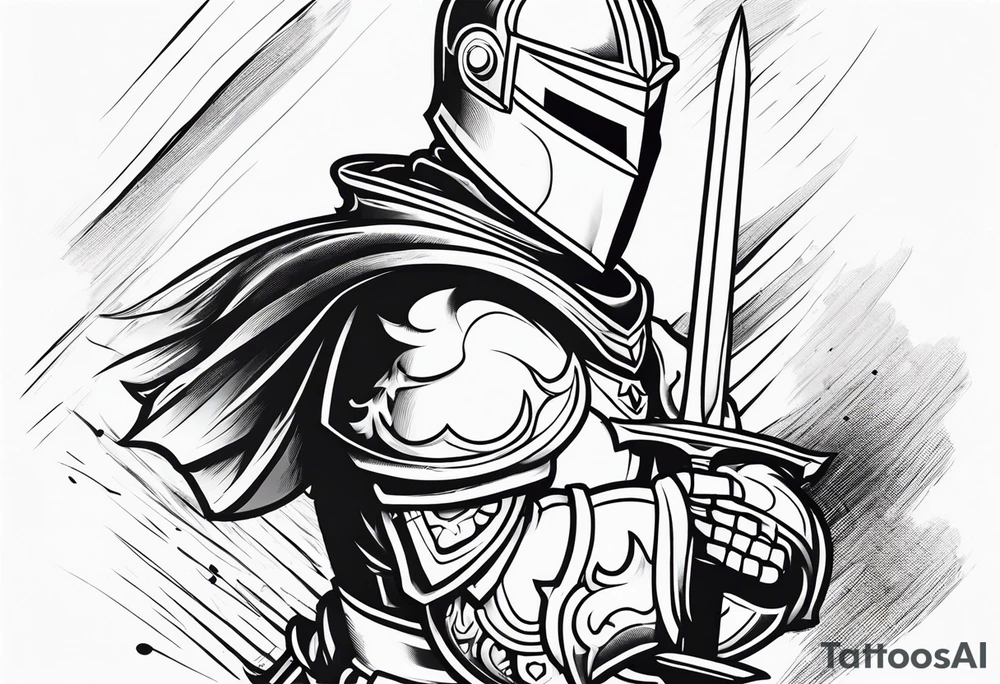 knight tattoo idea