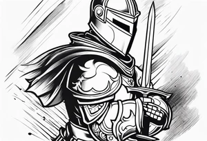 knight tattoo idea