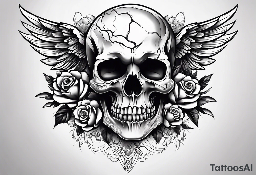 Skulls tattoo idea