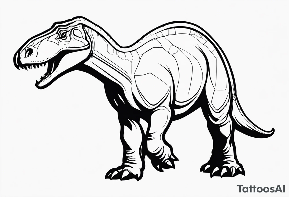 Hadrosaurus foulkii tattoo idea