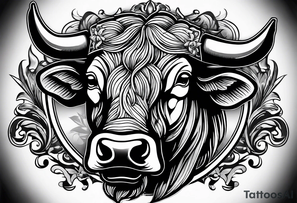 Cigars, booze, bull fighting tattoo idea