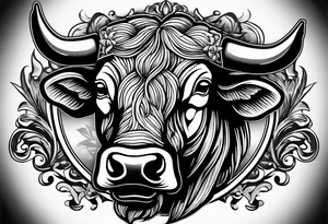 Cigars, booze, bull fighting tattoo idea