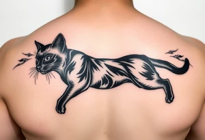 Black Cat tattoo idea