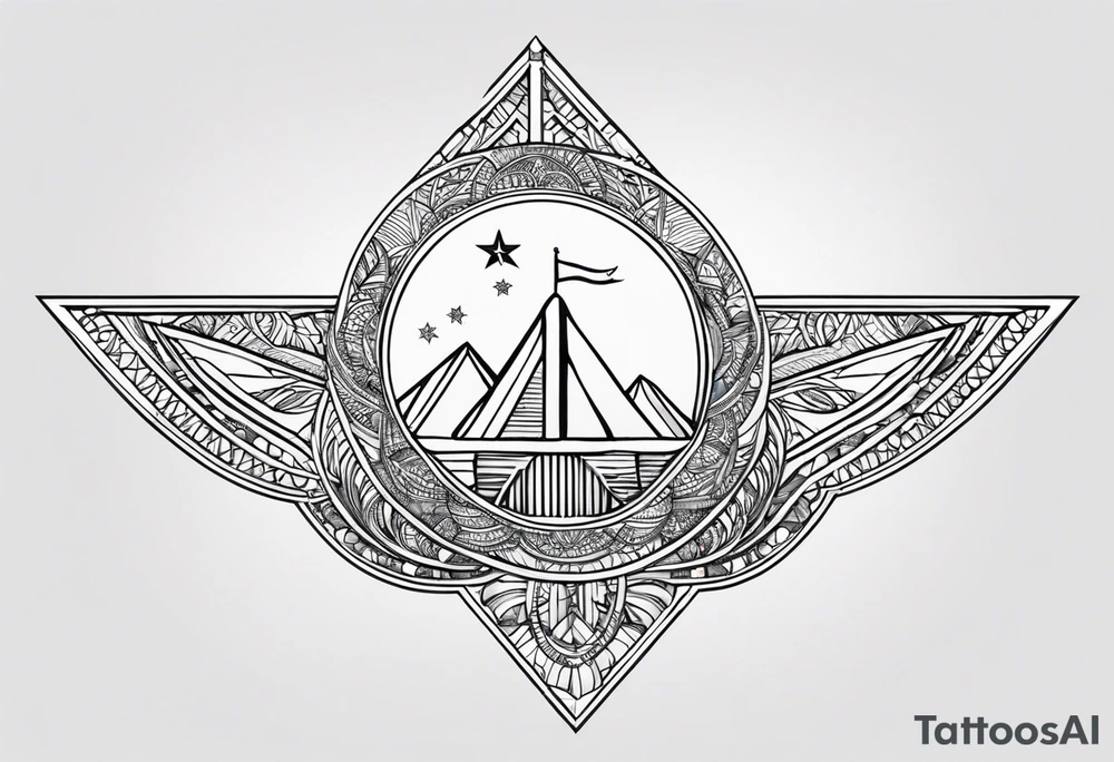 São Tomé e Príncipe 🇸🇹 tattoo idea