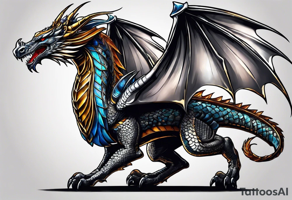 Winged dragon of Ra. tattoo idea