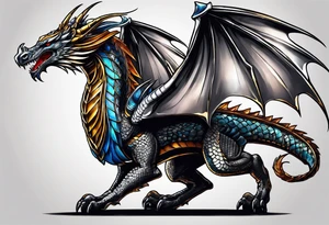 Winged dragon of Ra. tattoo idea