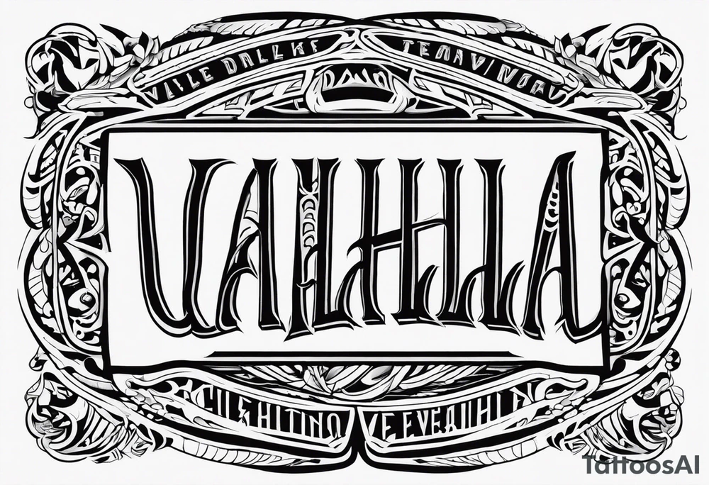 Valhalla tattoo idea