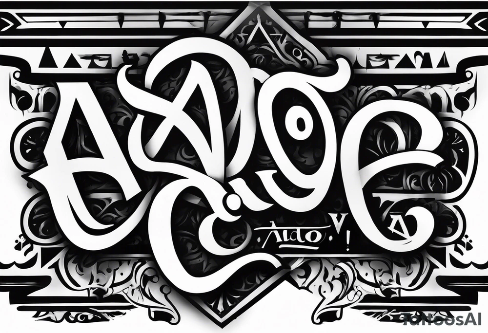 A banner that reads AO..BUSHWICK tattoo idea