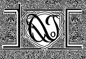 Initials NCA with date 9-15-16 tattoo idea