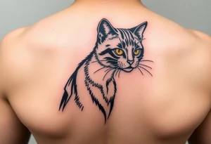 Black Cat tattoo idea