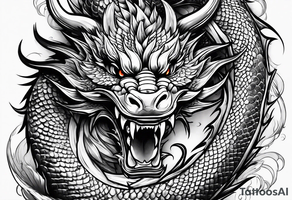 Japonese Dragon tattoo idea