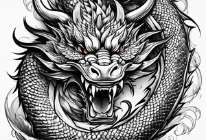 Japonese Dragon tattoo idea