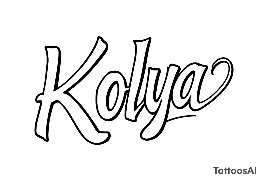 Kolya tattoo idea