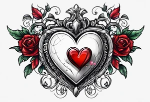Healed heart tattoo idea
