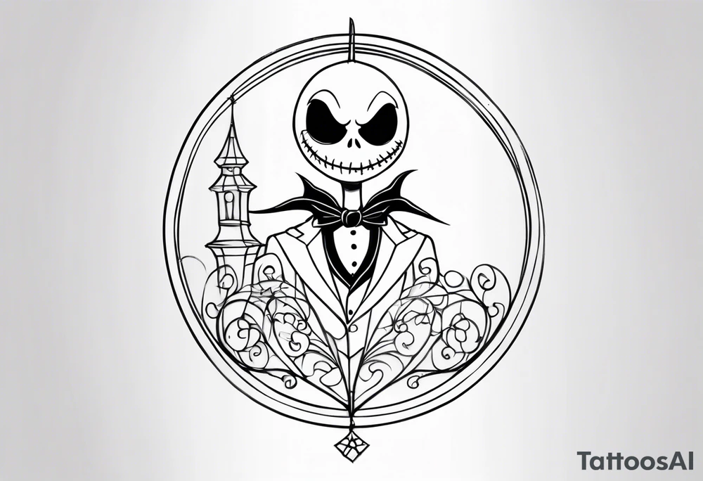 jack skellington tattoo idea