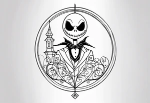 jack skellington tattoo idea