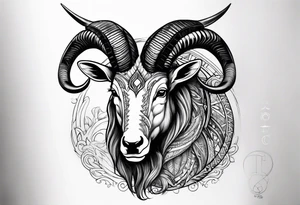 Men Capricorn tattoo tattoo idea
