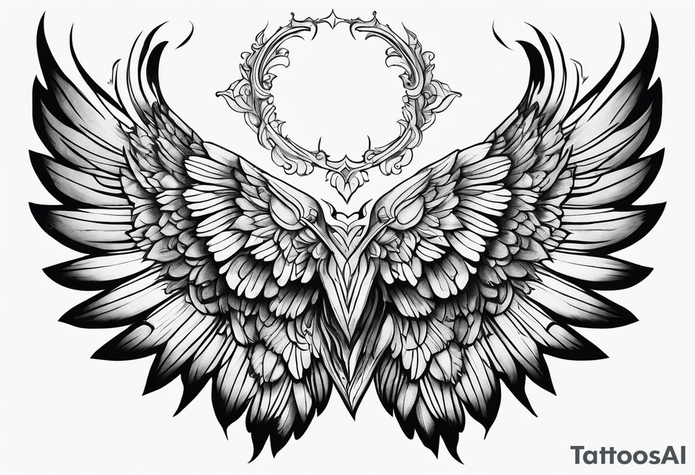 wings tattoo idea