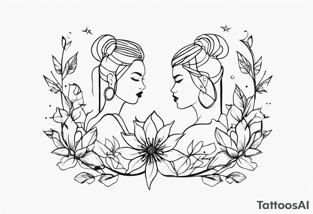 small pair tattoo idea