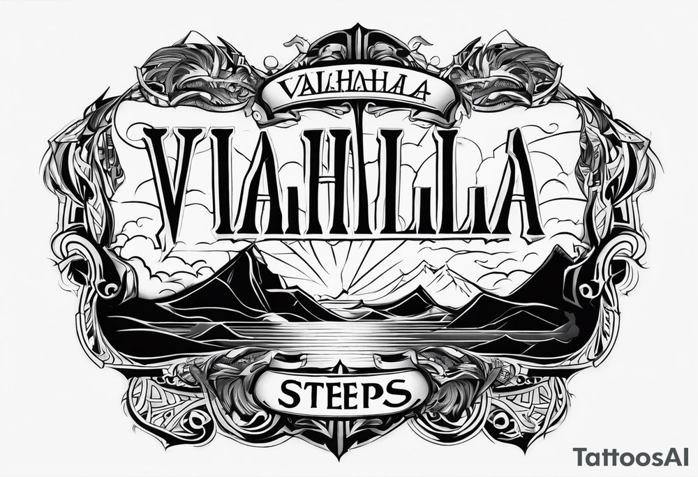 Valhalla steps tattoo idea