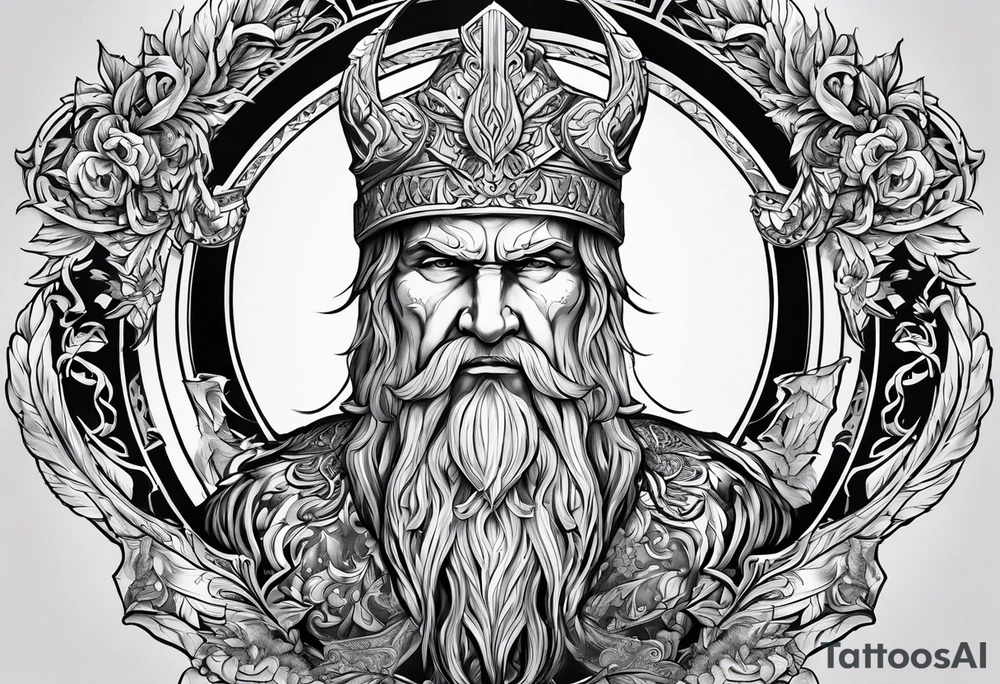 odin zeus tattoo idea