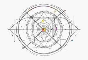 electromagnetic, diffraction phenomena, physics tattoo idea