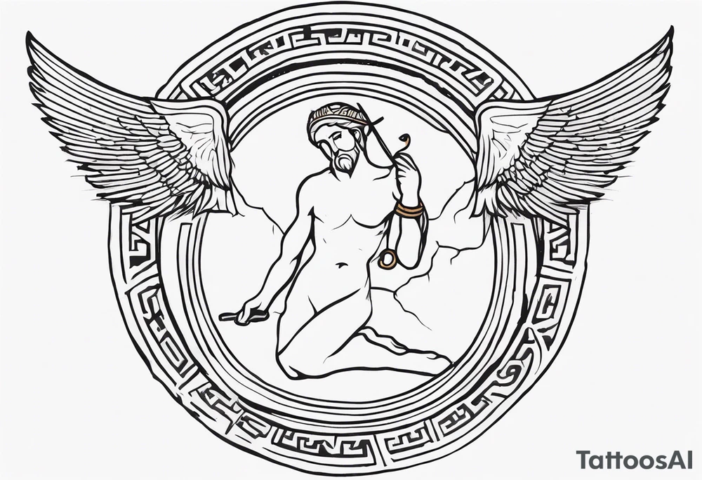 Atheist Greek tattoo idea