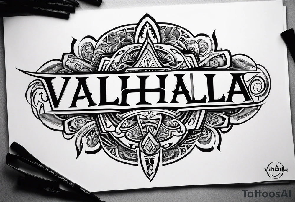 Valhalla tattoo idea