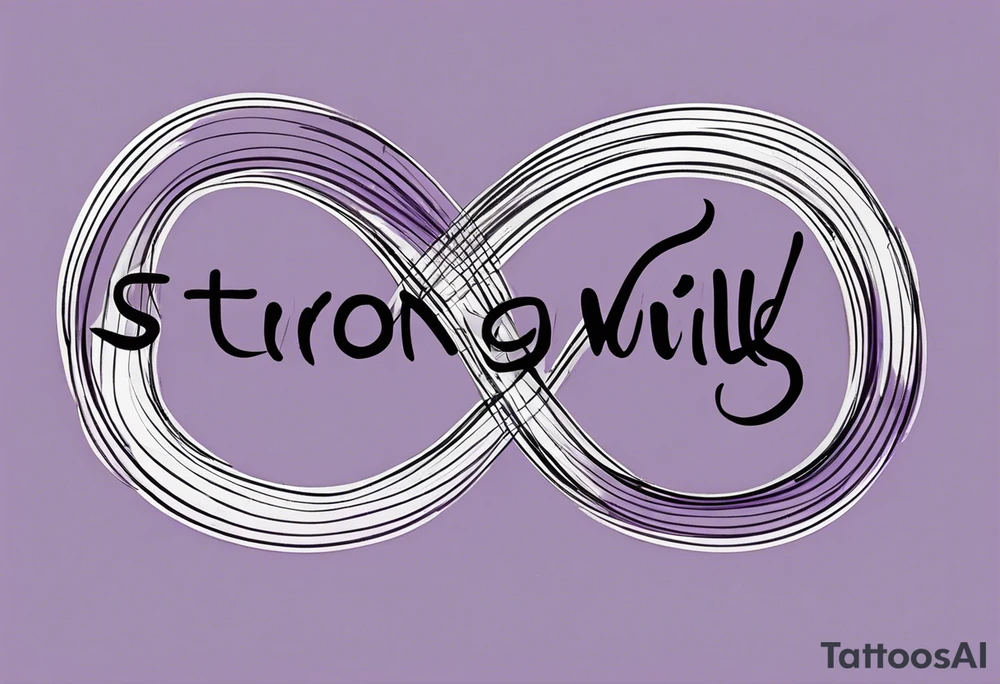 text “Strong. Soft. Wild.”, infinity symbol, 4 kids, purple tattoo idea text “Strong. Soft. Wild.”, infinity symbol, 4 kids, purple tattoo idea