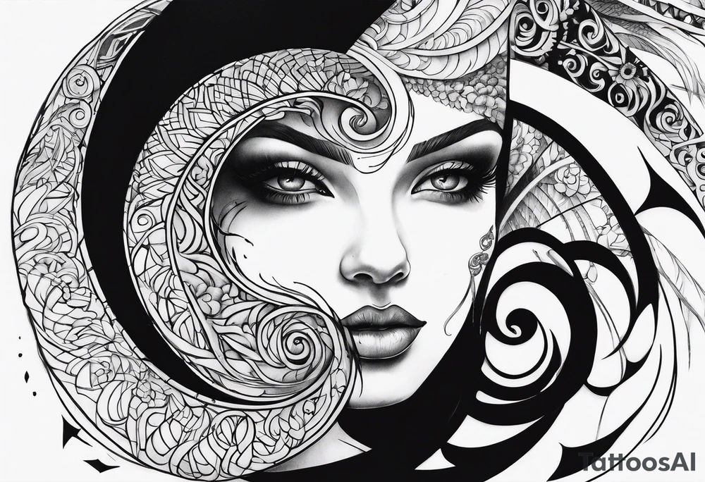 spiral tattoo idea