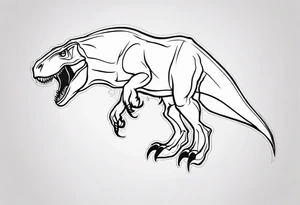 T REX tattoo idea