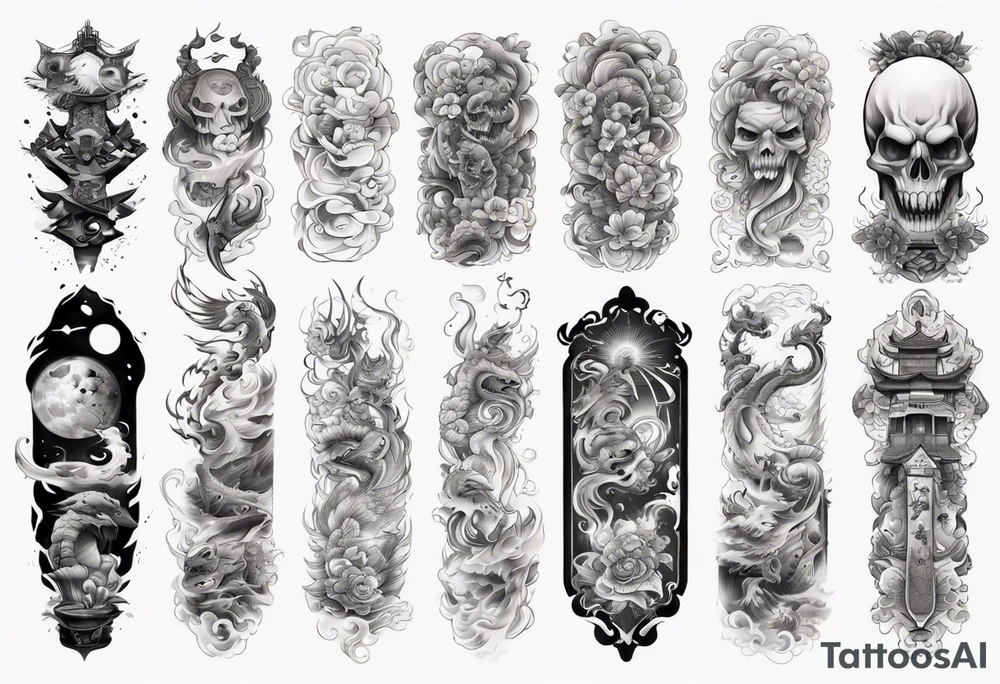 arm sleeve tattoo tattoo idea
