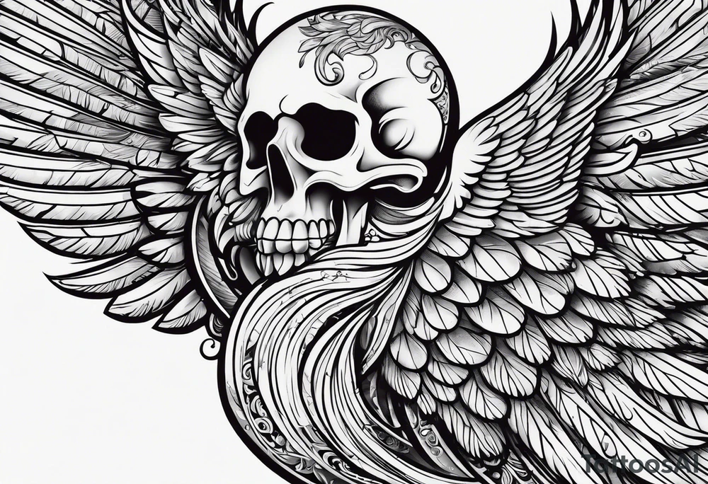 Wings tattoo idea