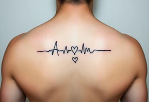 Name Aria to be written like a ECG with a little black heart at the end
Minimal tattoo for wrist tattoo idea