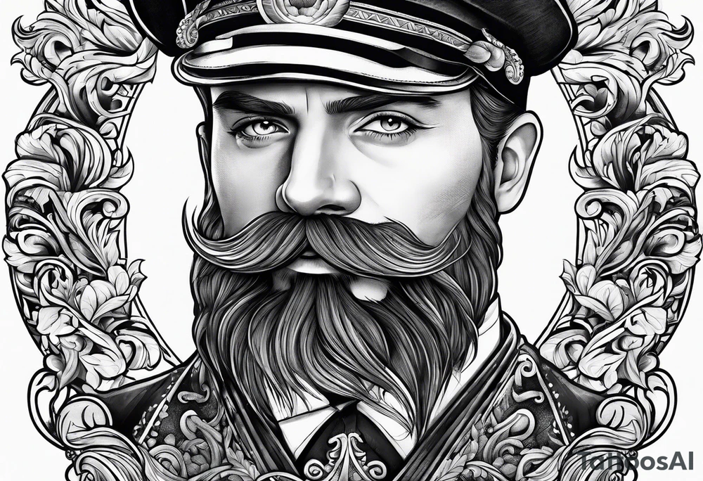 nazi mustache tattoo idea