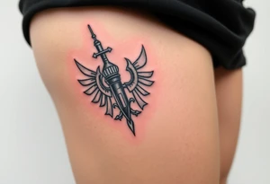 Testosterone injection site with zelda tattoo idea